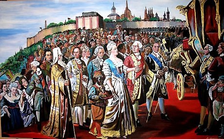 Приезд Екатерины II в Казань